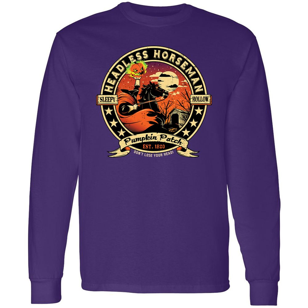 Long Sleeve T-Shirt - ZCGWVLB6 - Purple - 13