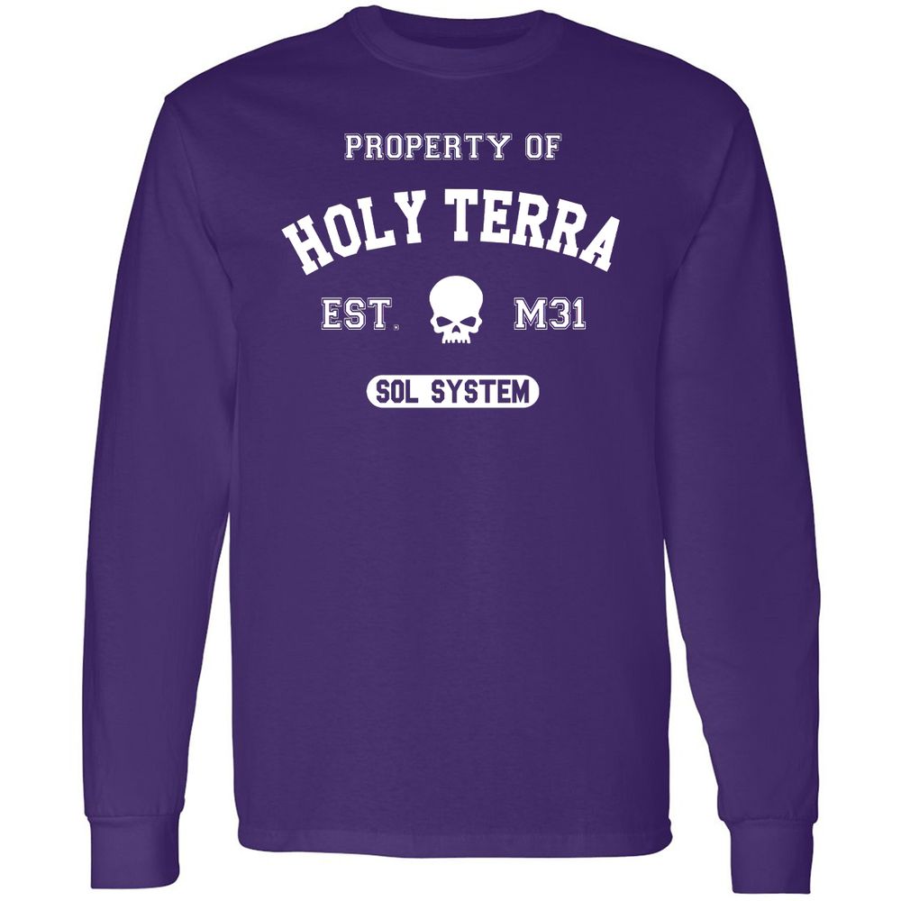 Long Sleeve T-Shirt - 7714S7HW - Purple - 13