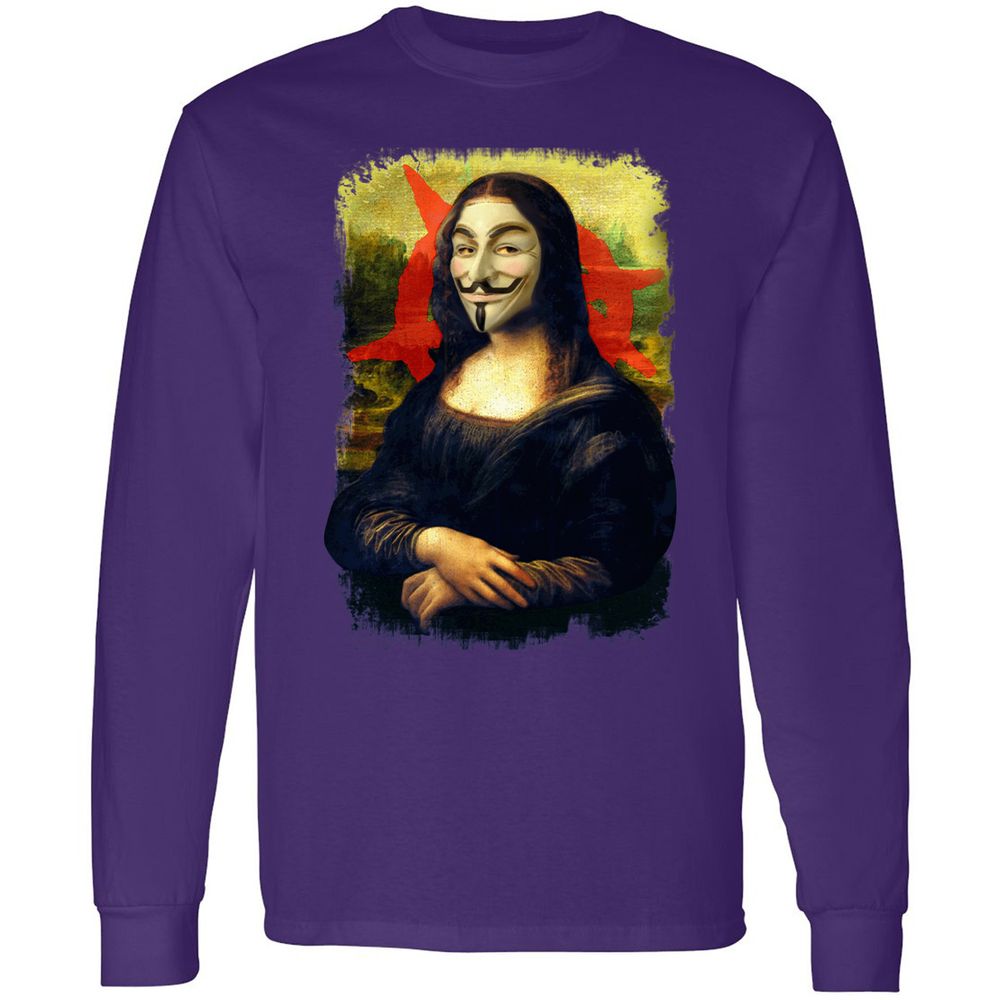 Long Sleeve T-Shirt - FJL8W9LQ - Purple - 13