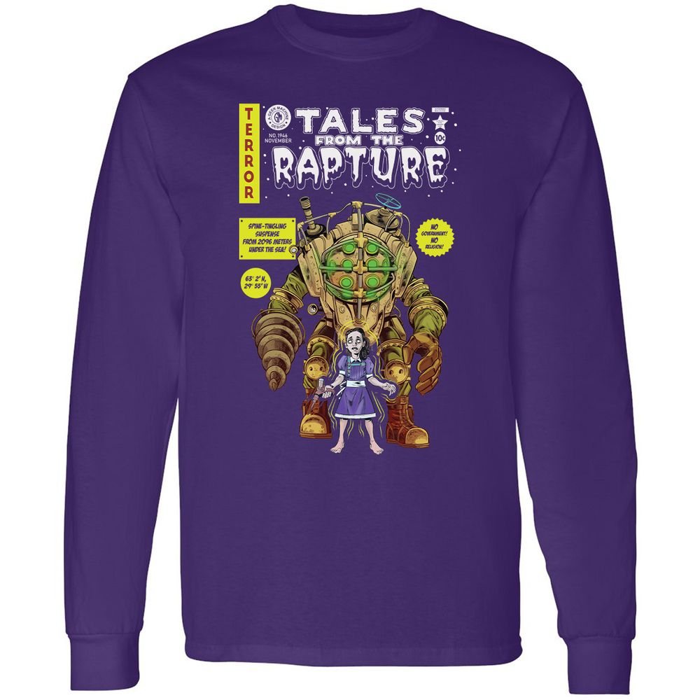 Long Sleeve T-Shirt - KW6EM9ZV - Purple - 13