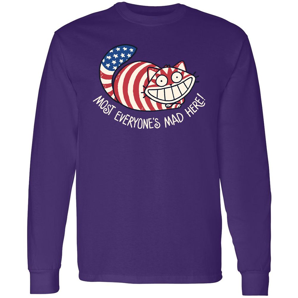 Long Sleeve T-Shirt - 8M8FTHQK - Purple - 13