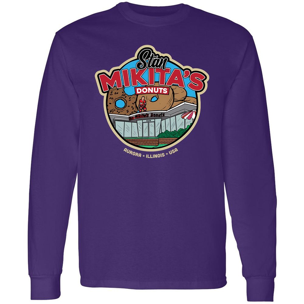 Long Sleeve T-Shirt - K875YL2Z - Purple - 13