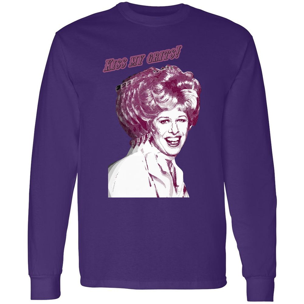 Long Sleeve T-Shirt - 84K5HDWF - Purple - 13