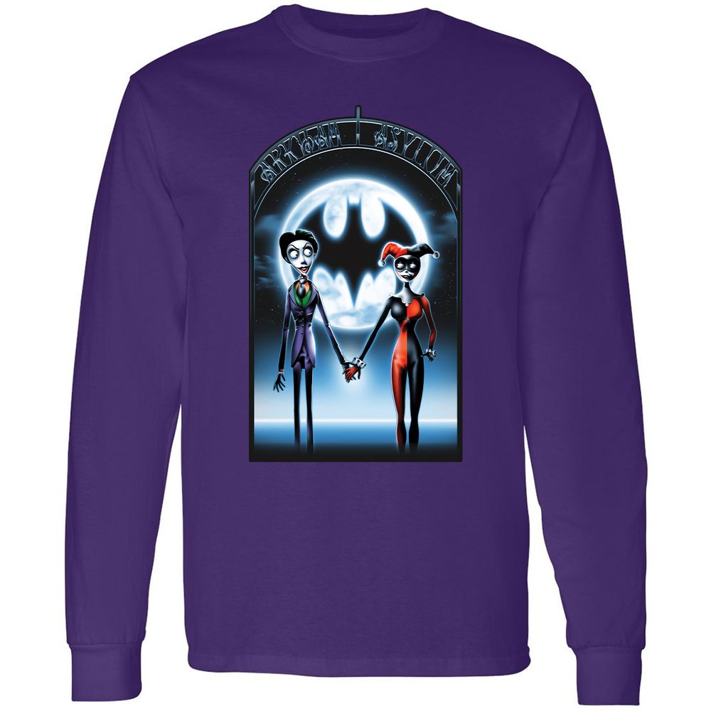 Long Sleeve T-Shirt - BVY7GEU8 - Purple - 13