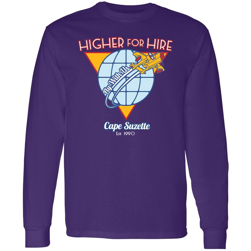 Long Sleeve T-Shirt - HYNJQ89R - Purple - 13
