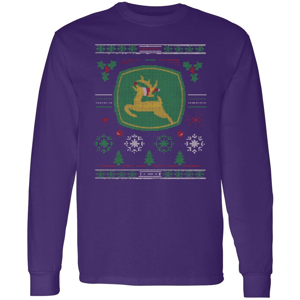 Long Sleeve T-Shirt - YFCPXATQ - Purple - 13