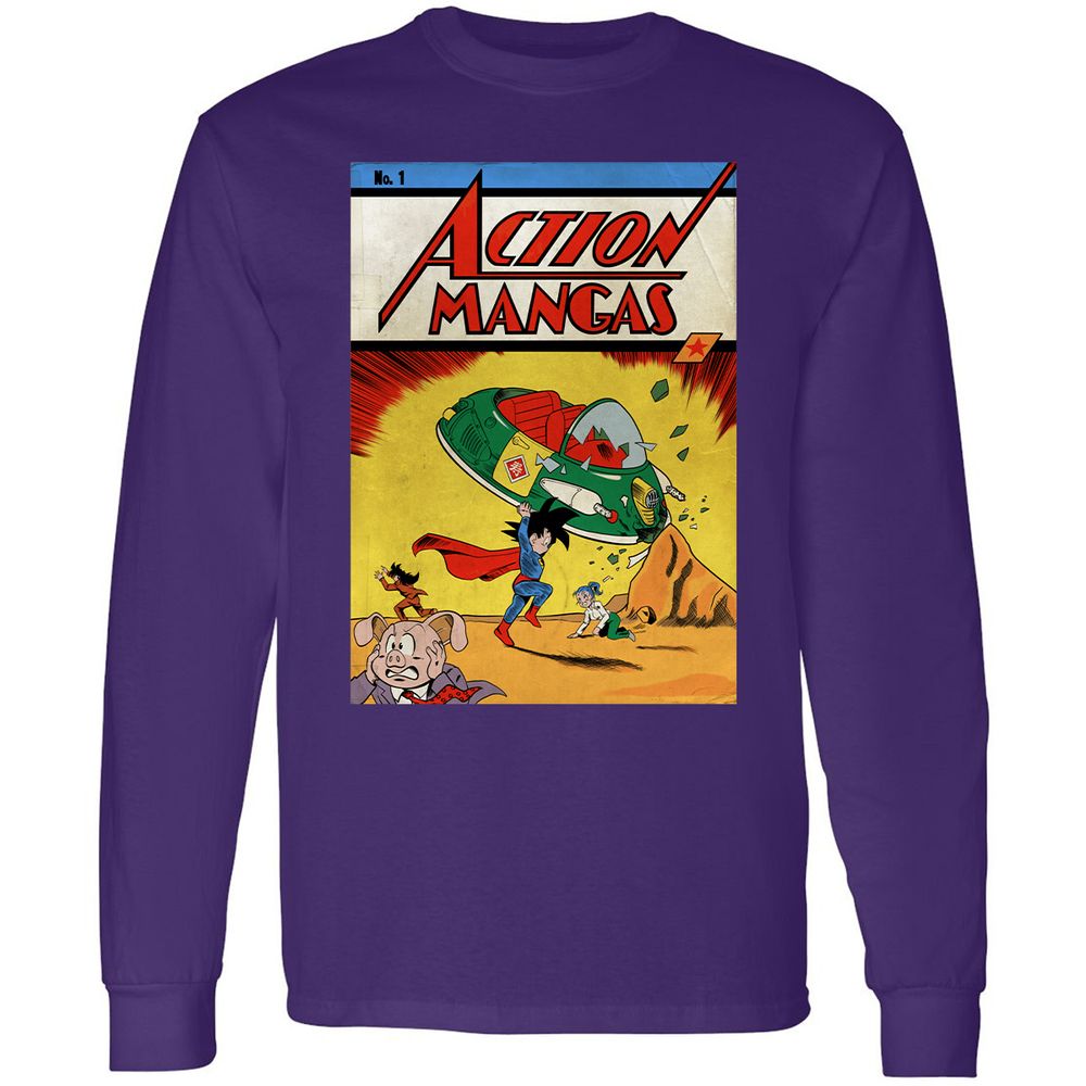 Long Sleeve T-Shirt - 6WM9RLBL - Purple - 13