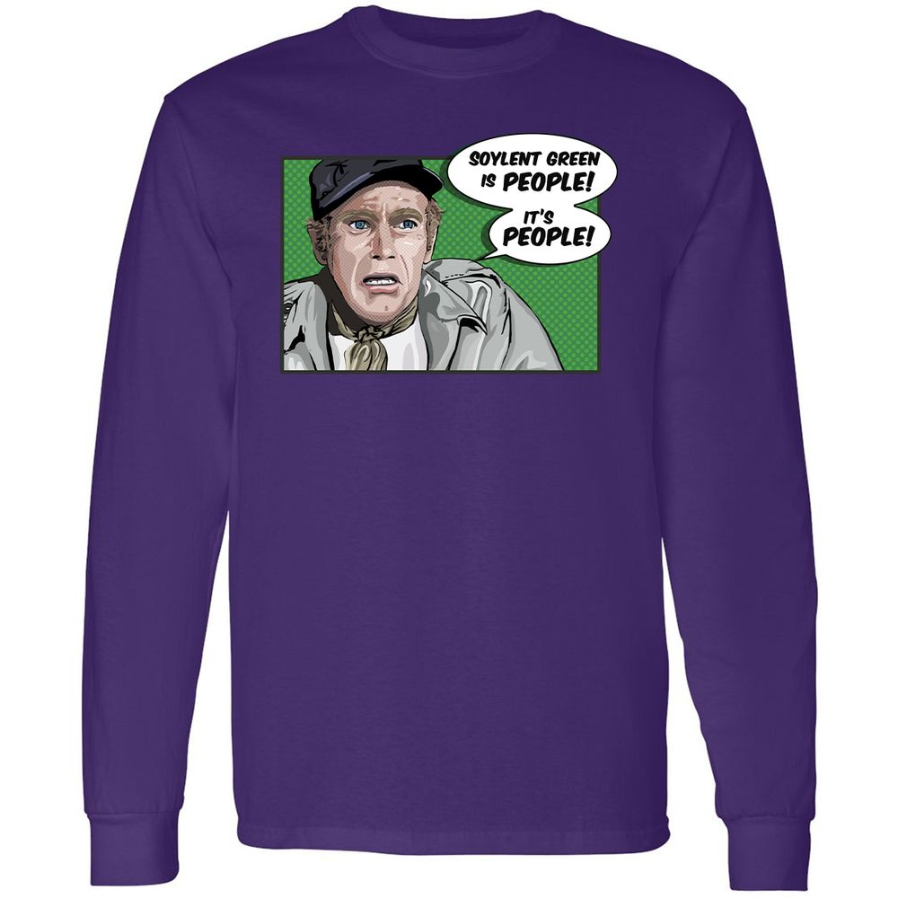 Long Sleeve T-Shirt - NUJ542B9 - Purple - 13