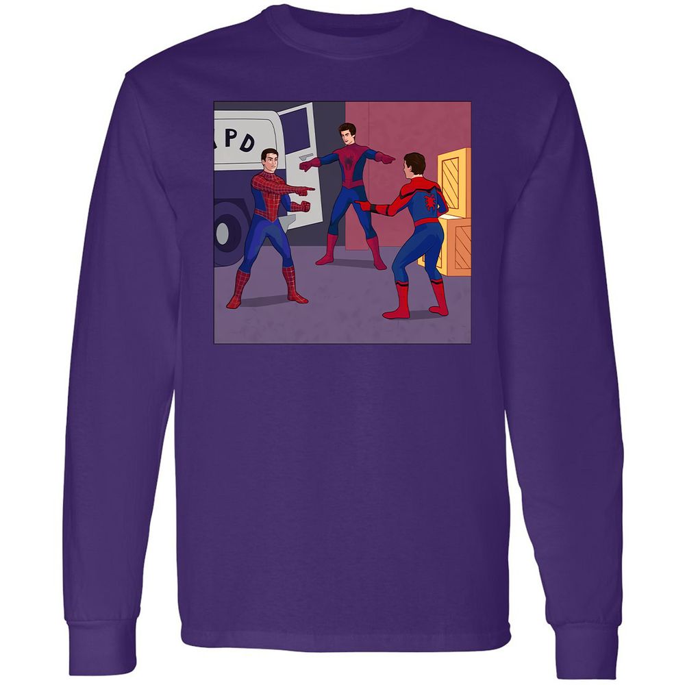 Long Sleeve T-Shirt - F3C7XXD7 - Purple - 13