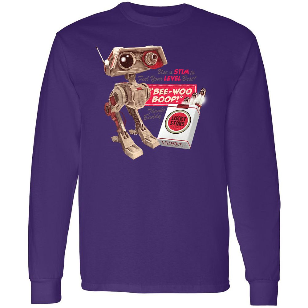 Long Sleeve T-Shirt - 8B7T6LLY - Purple - 13