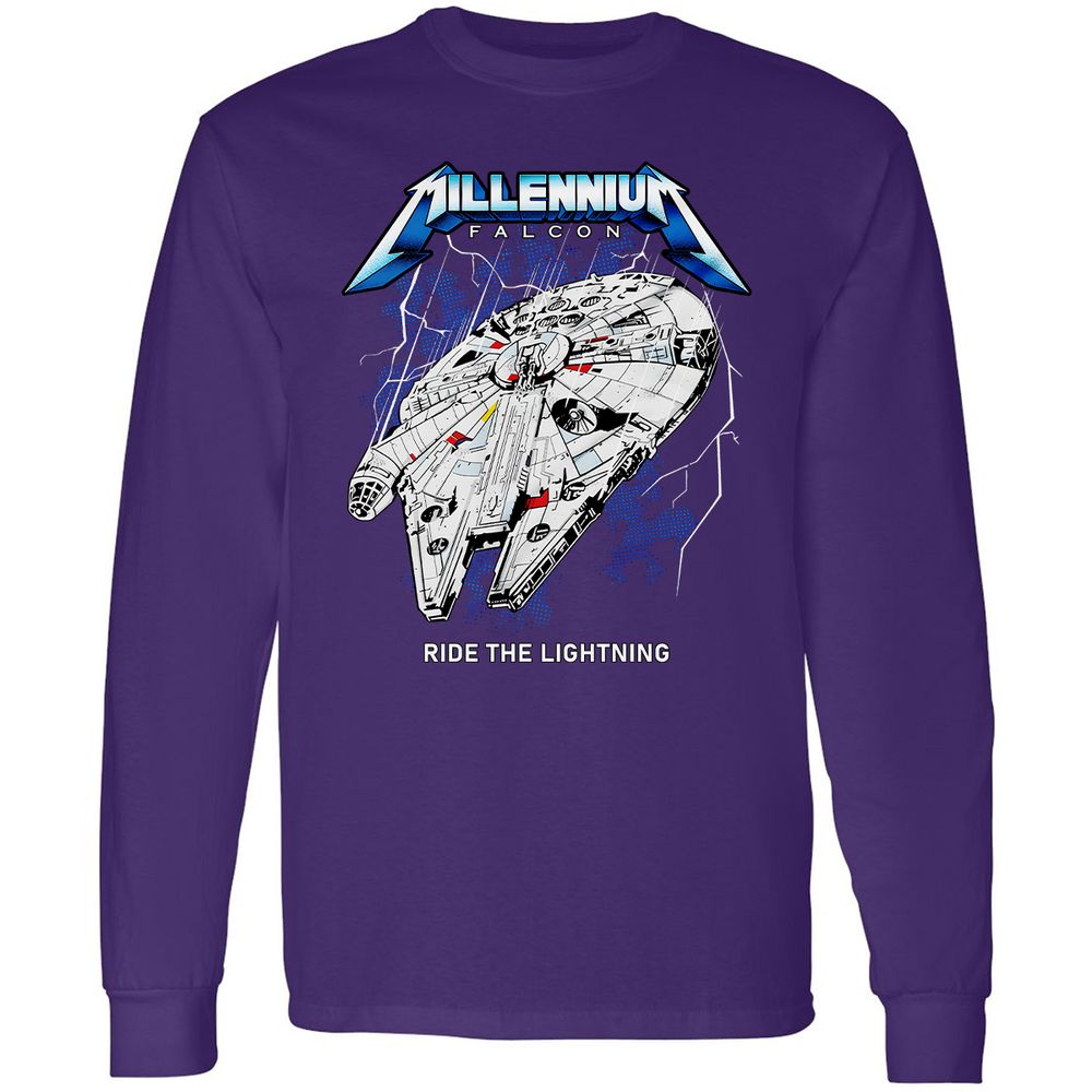 Long Sleeve T-Shirt - TRSY77BW - Purple - 13