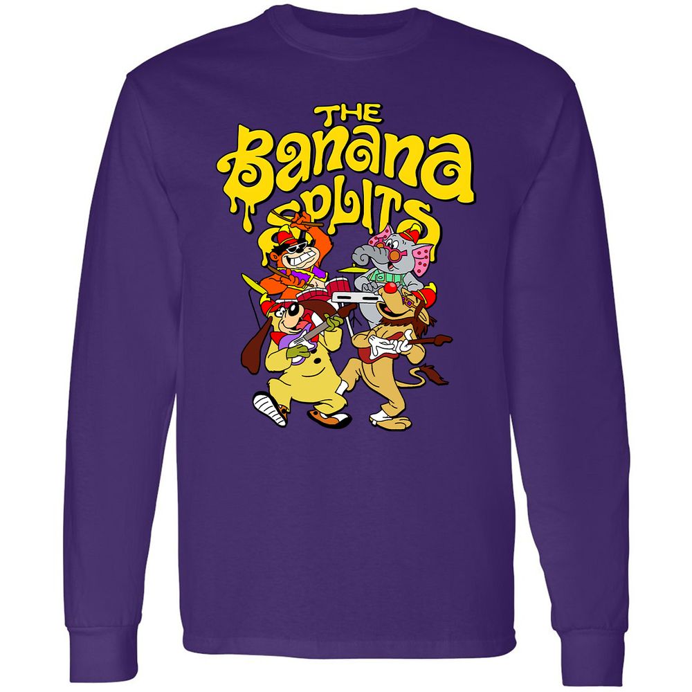 Long Sleeve T-Shirt - KF54AQX5 - Purple - 13