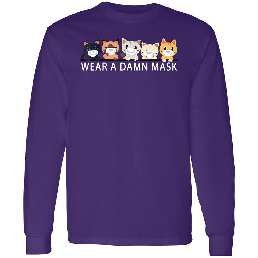 Long Sleeve T-Shirt - RLUTHUZG - Purple - 13