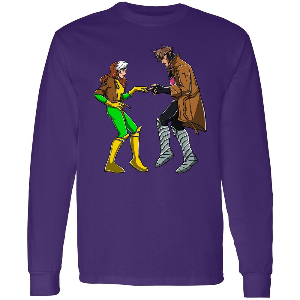 Long Sleeve T-Shirt - SDQ8CXQ4 - Purple - 13