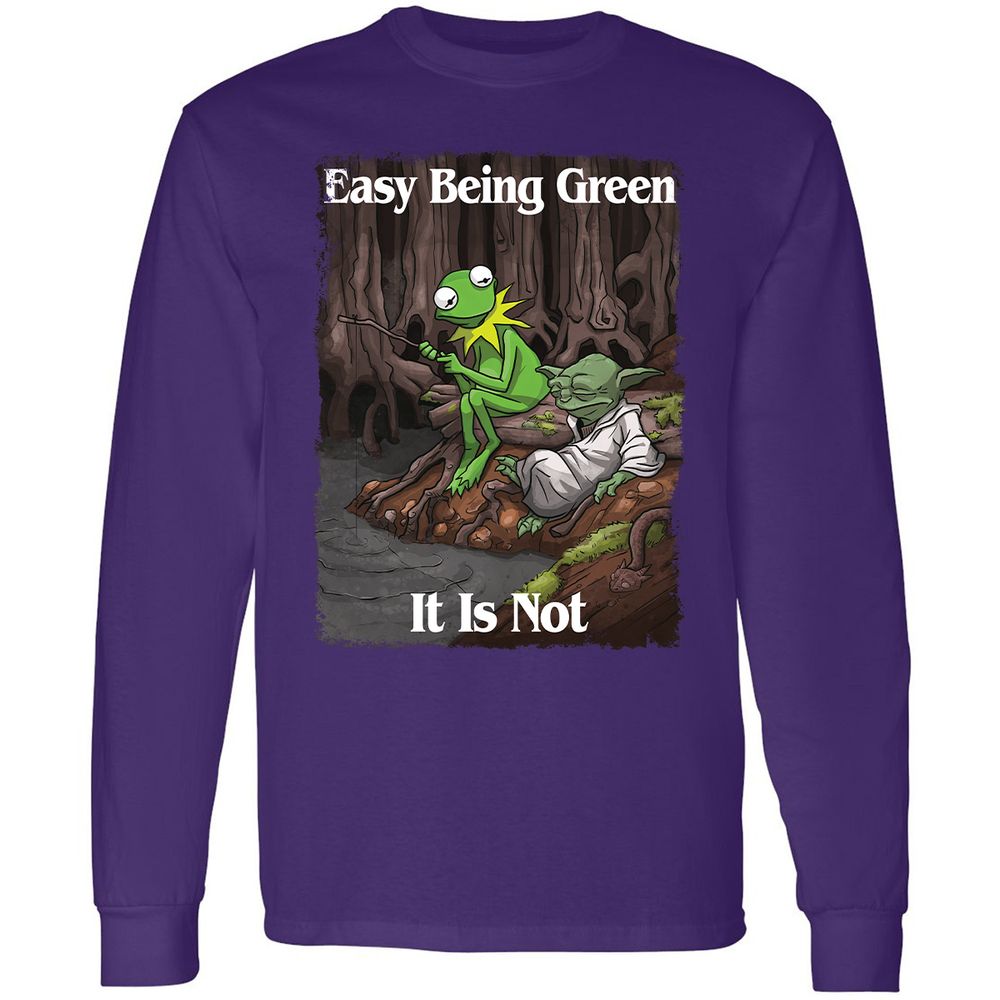 Long Sleeve T-Shirt - M39GT3QX - Purple - 13