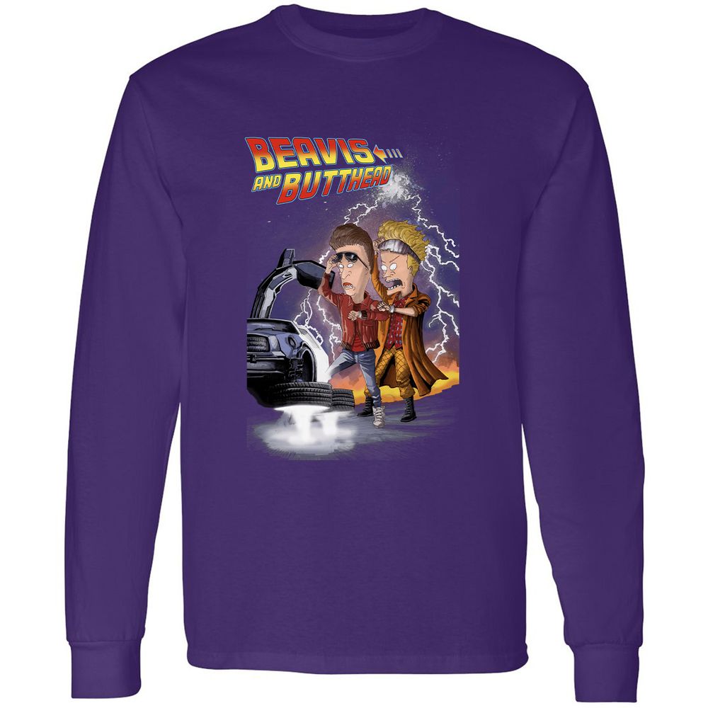 Long Sleeve T-Shirt - BJA8Y7GQ - Purple - 13