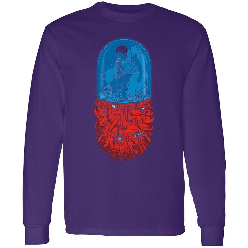 Long Sleeve T-Shirt - 2XMUPGBV - Purple - 13