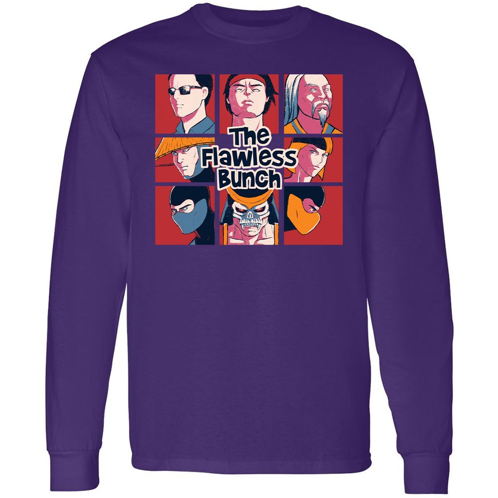 Long Sleeve T-Shirt - B3JDMF3Y - Purple - 13