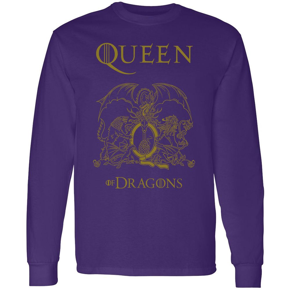 Long Sleeve T-Shirt - X7EVZKPT - Purple - 13