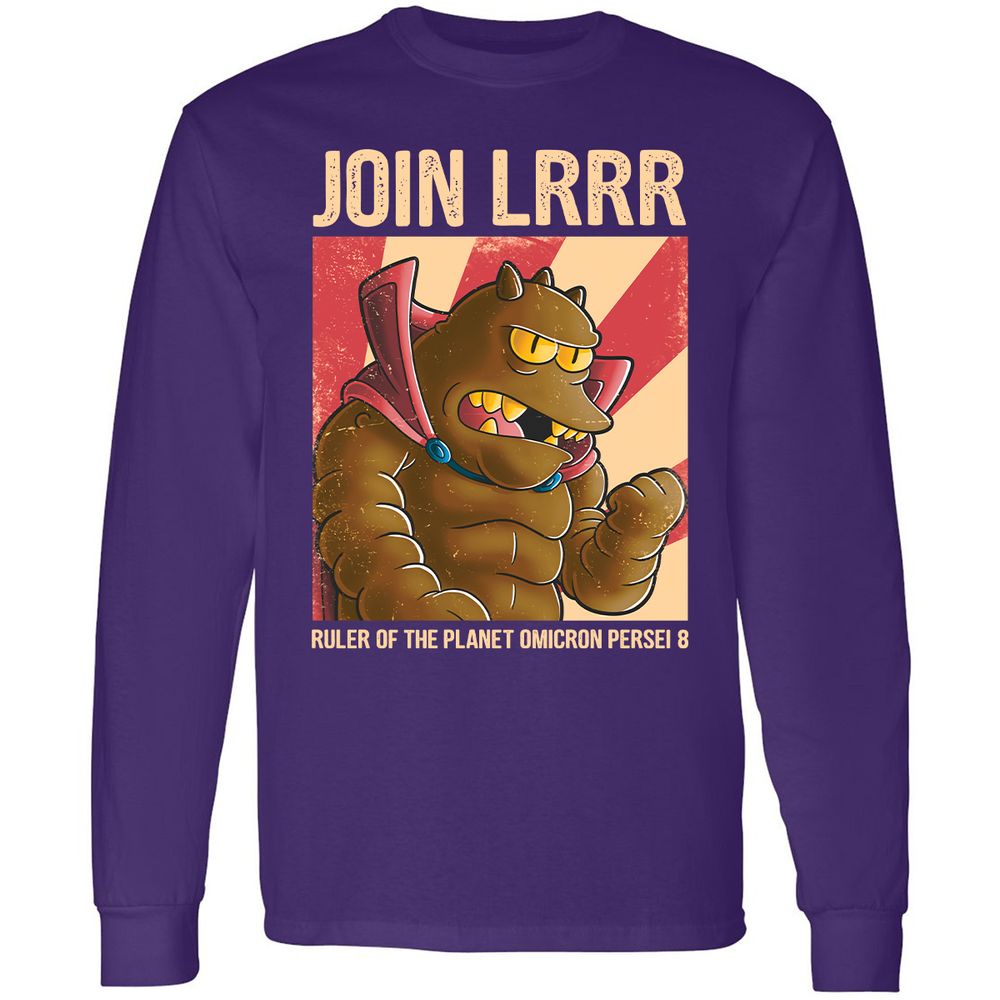 Long Sleeve T-Shirt - F9A7HSAJ - Purple - 13