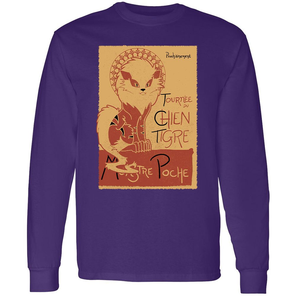 Long Sleeve T-Shirt - P89FL5Q8 - Purple - 13