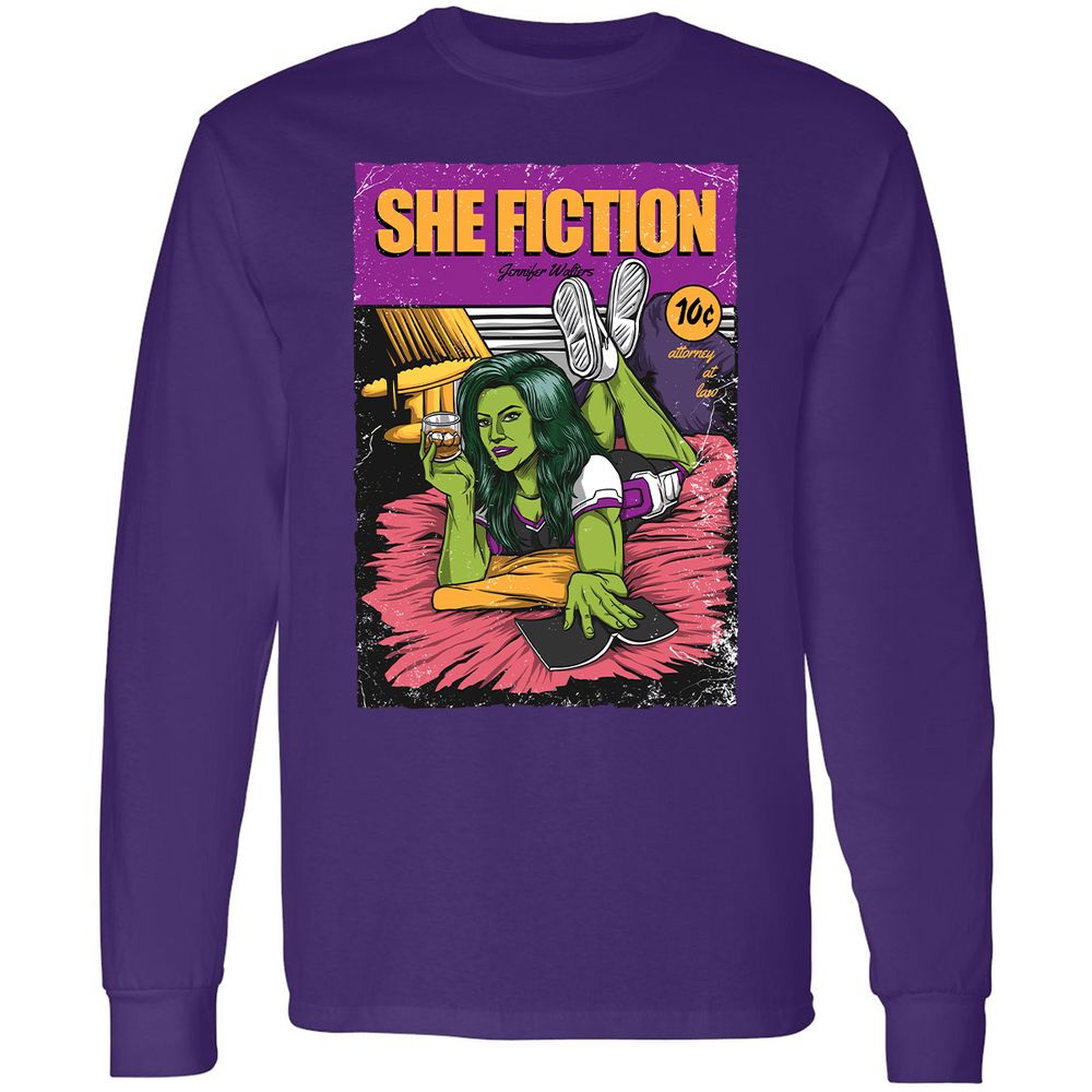 Long Sleeve T-Shirt - KJ35ZQ26 - Purple - 13