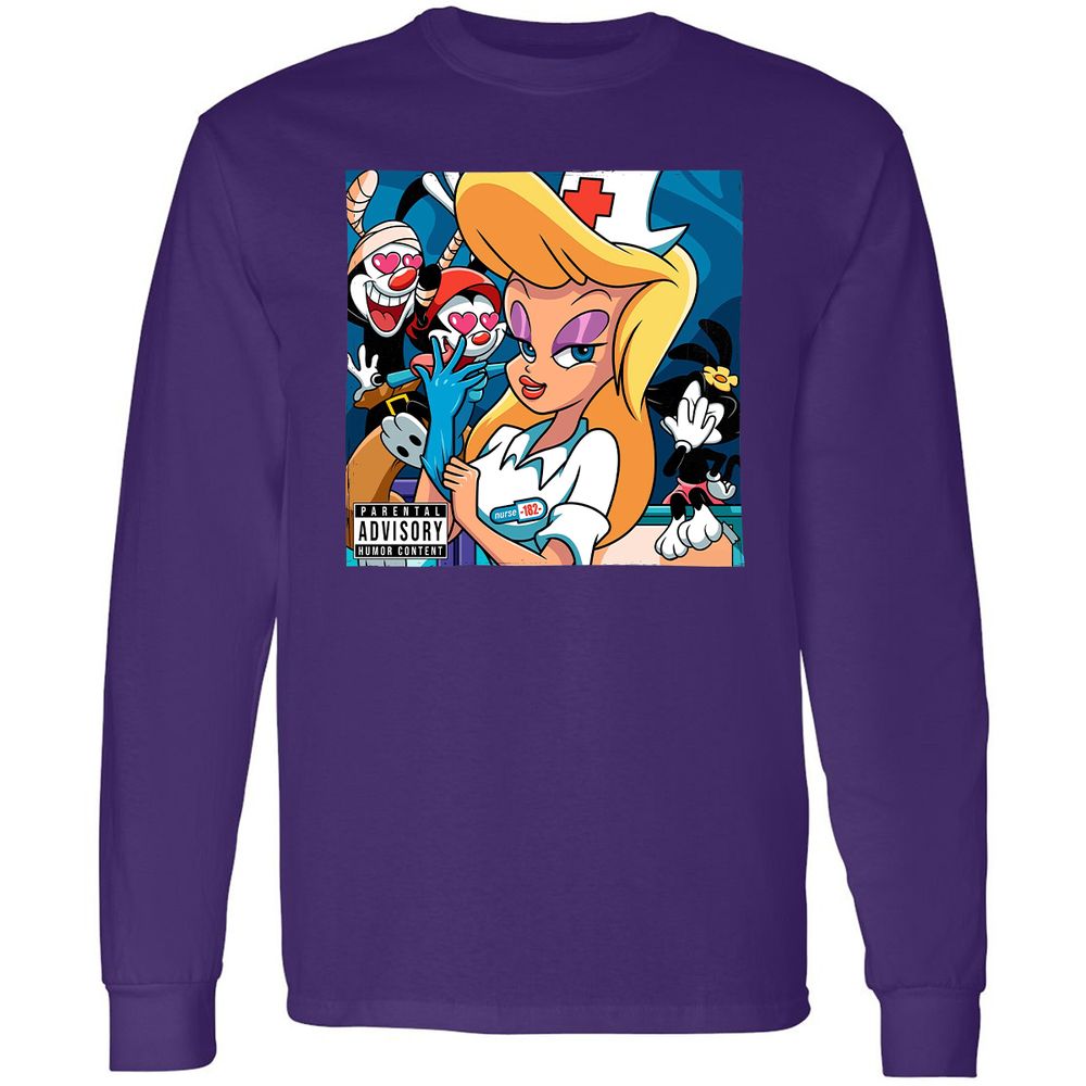 Long Sleeve T-Shirt - V33JU64P - Purple - 13