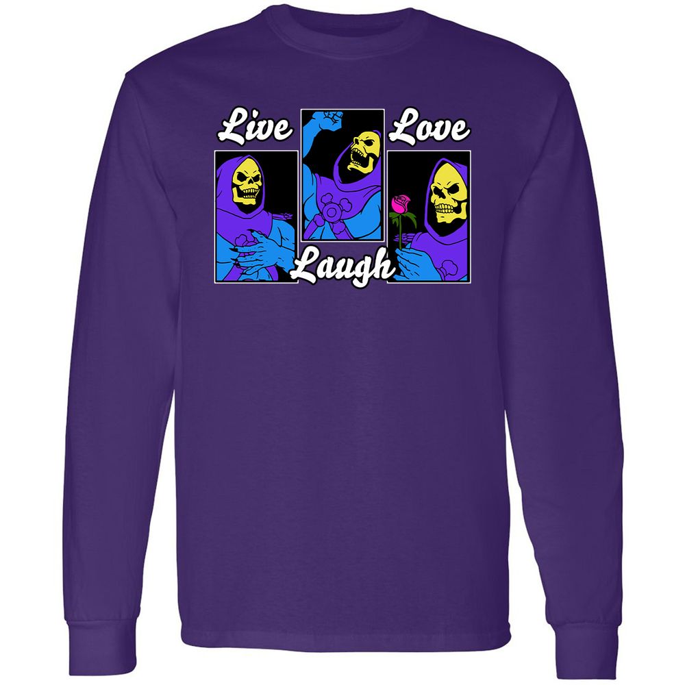 Long Sleeve T-Shirt - QT656U3Q - Purple - 13