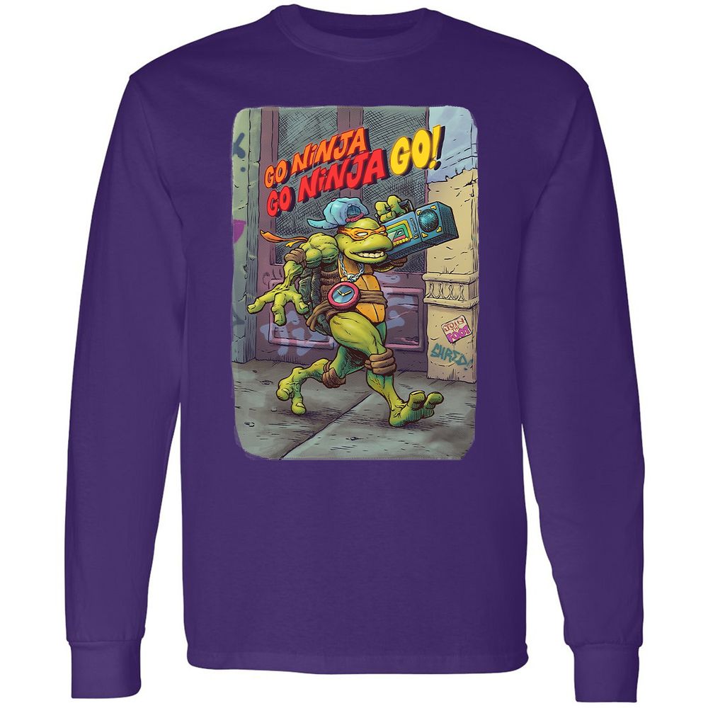 Long Sleeve T-Shirt - WSYGMKTW - Purple - 13