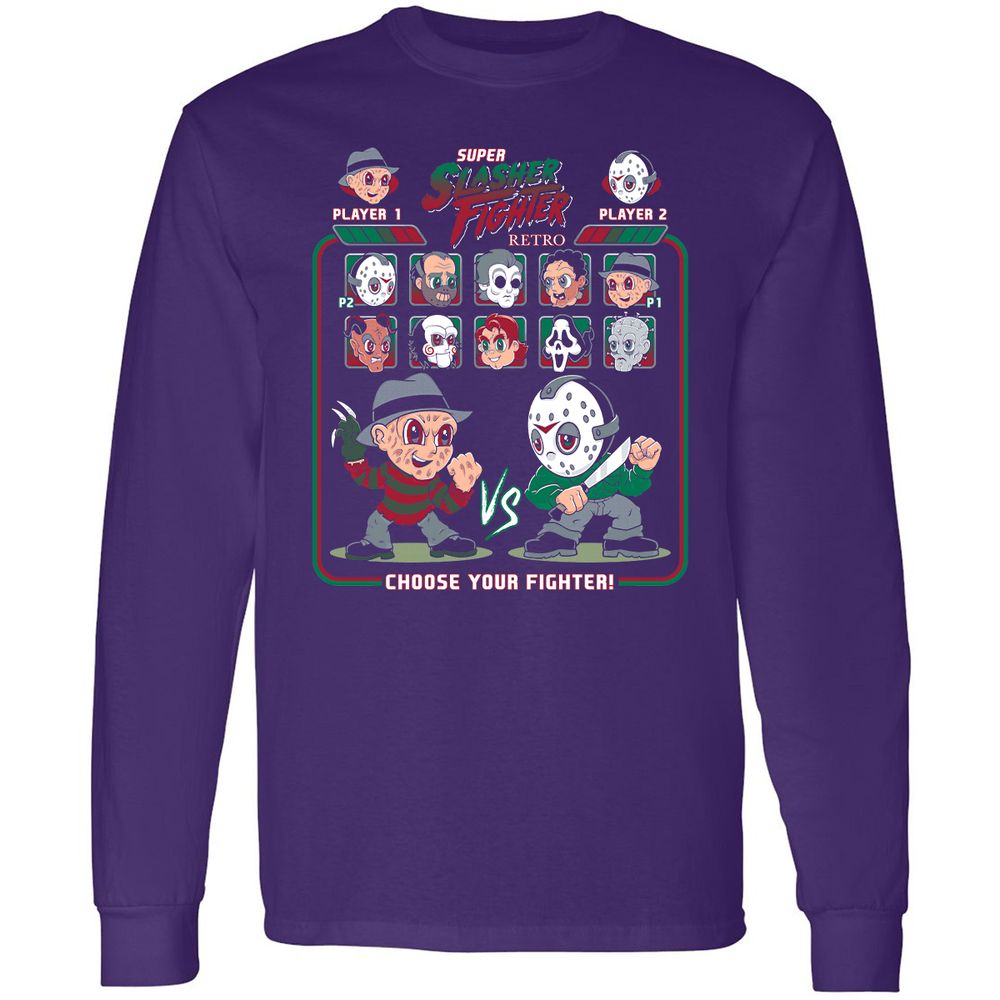 Long Sleeve T-Shirt - K6NHK8GR - Purple - 13