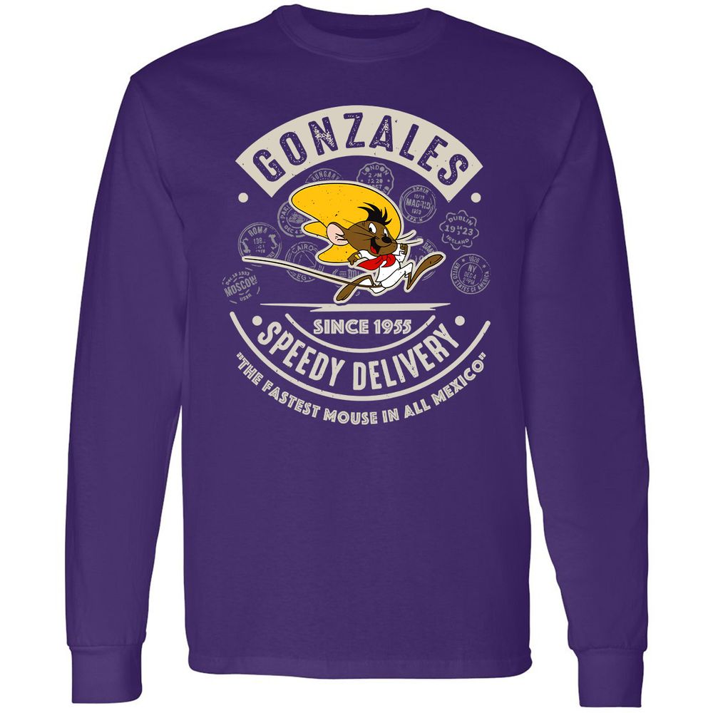 Long Sleeve T-Shirt - YRKE4GL3 - Purple - 13
