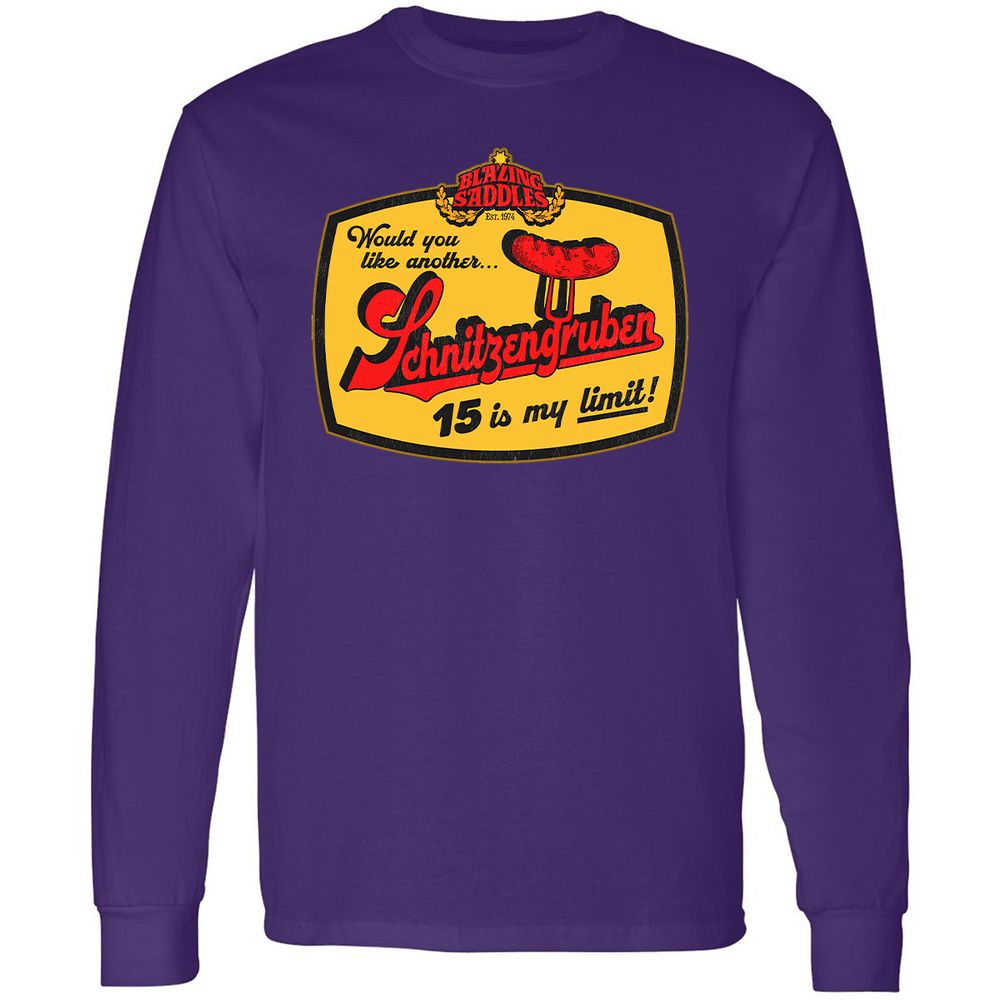 Long Sleeve T-Shirt - BJG66XCK - Purple - 13