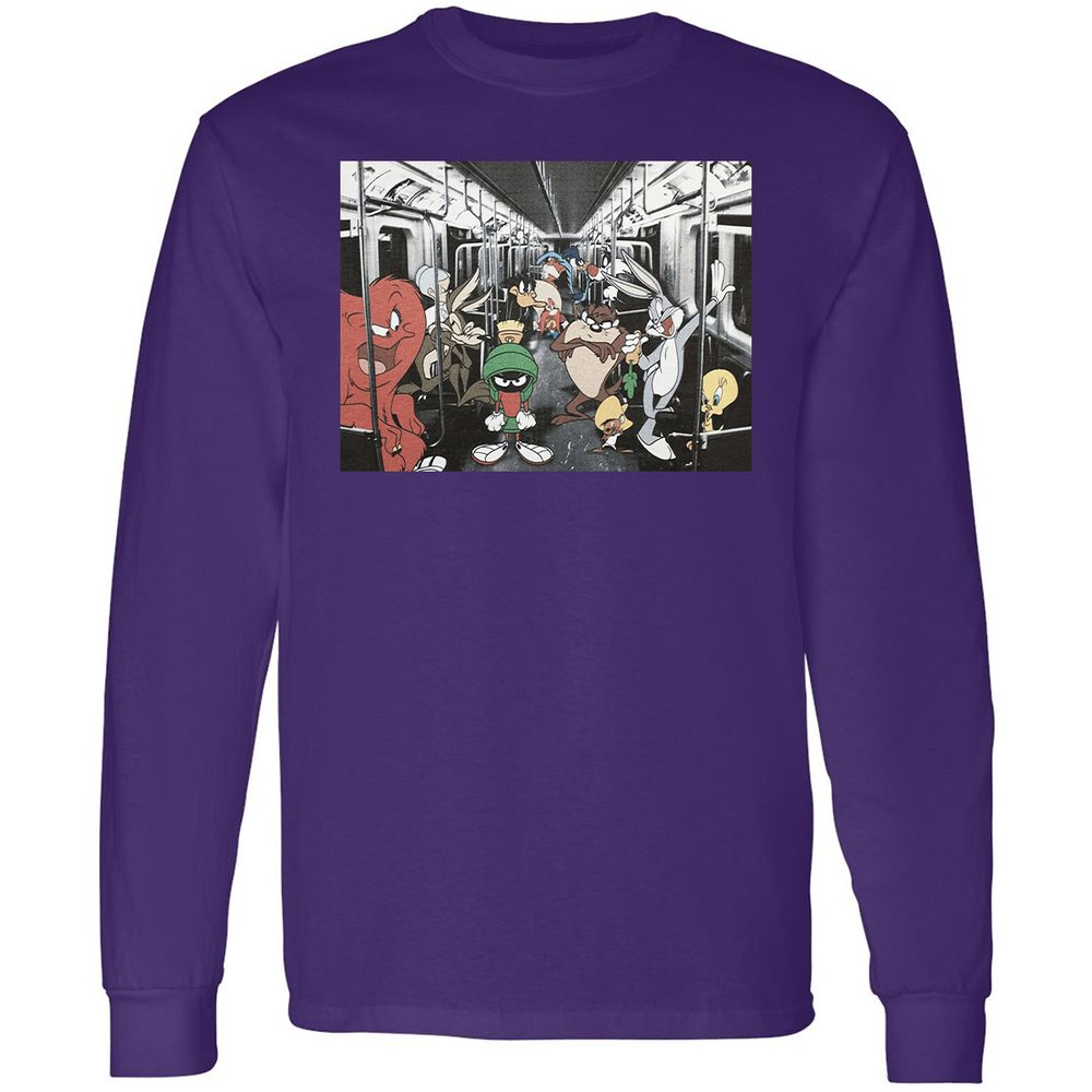 Long Sleeve T-Shirt - 435VERFD - Purple - 13