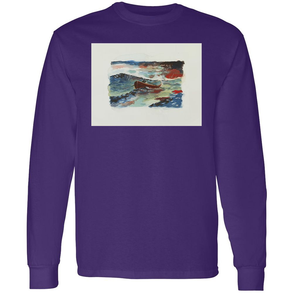 Long Sleeve T-Shirt - THWHP773 - Purple - 13