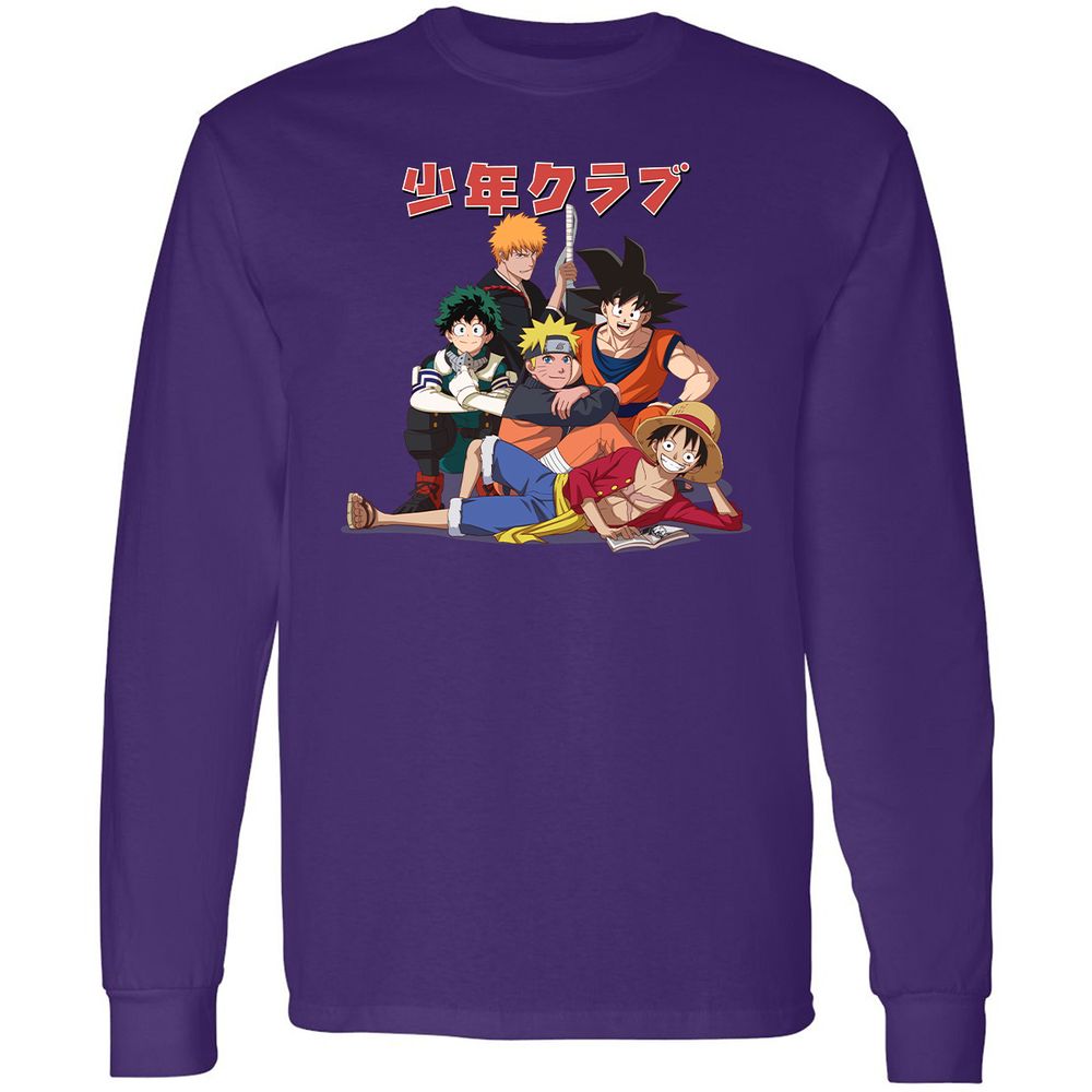 Long Sleeve T-Shirt - 1MHCVJ9D - Purple - 13