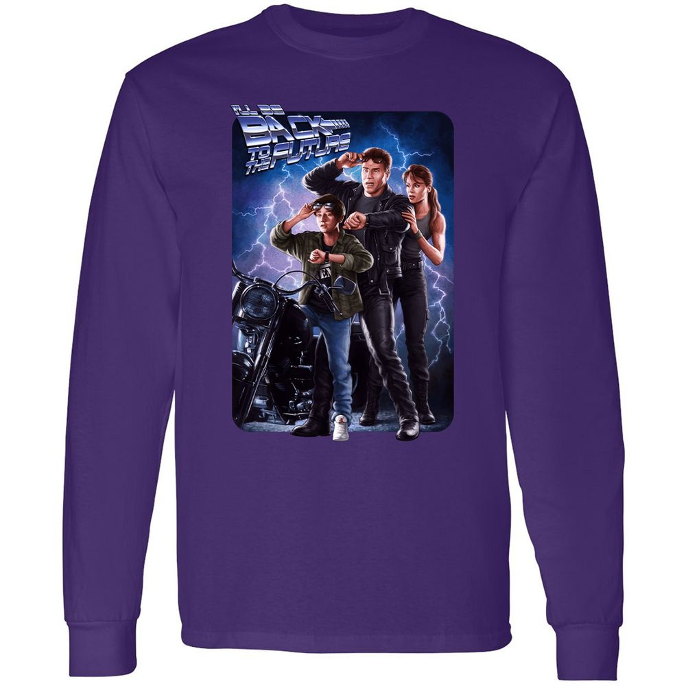 Long Sleeve T-Shirt - KTAAVCM4 - Purple - 13