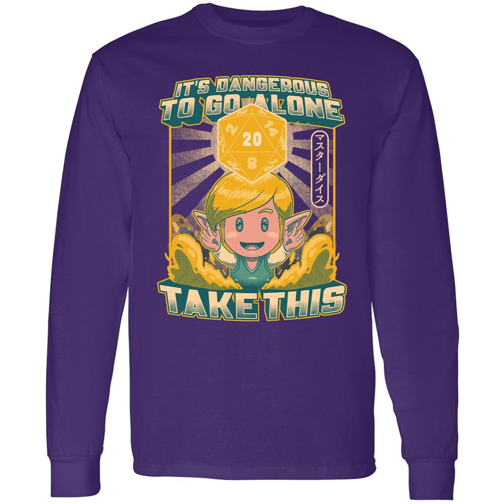Long Sleeve T-Shirt - E7JPK7L5 - Purple - 13