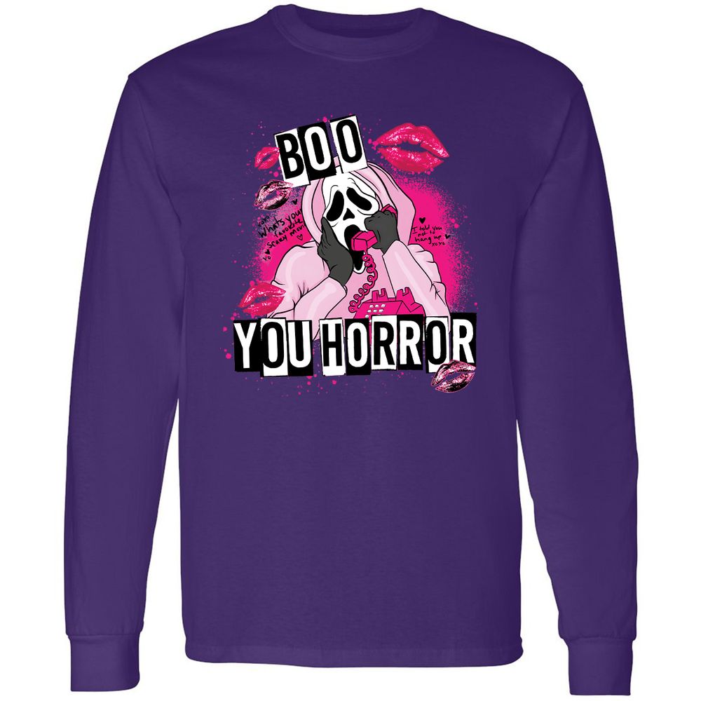 Long Sleeve T-Shirt - HKVW3VTH - Purple - 13
