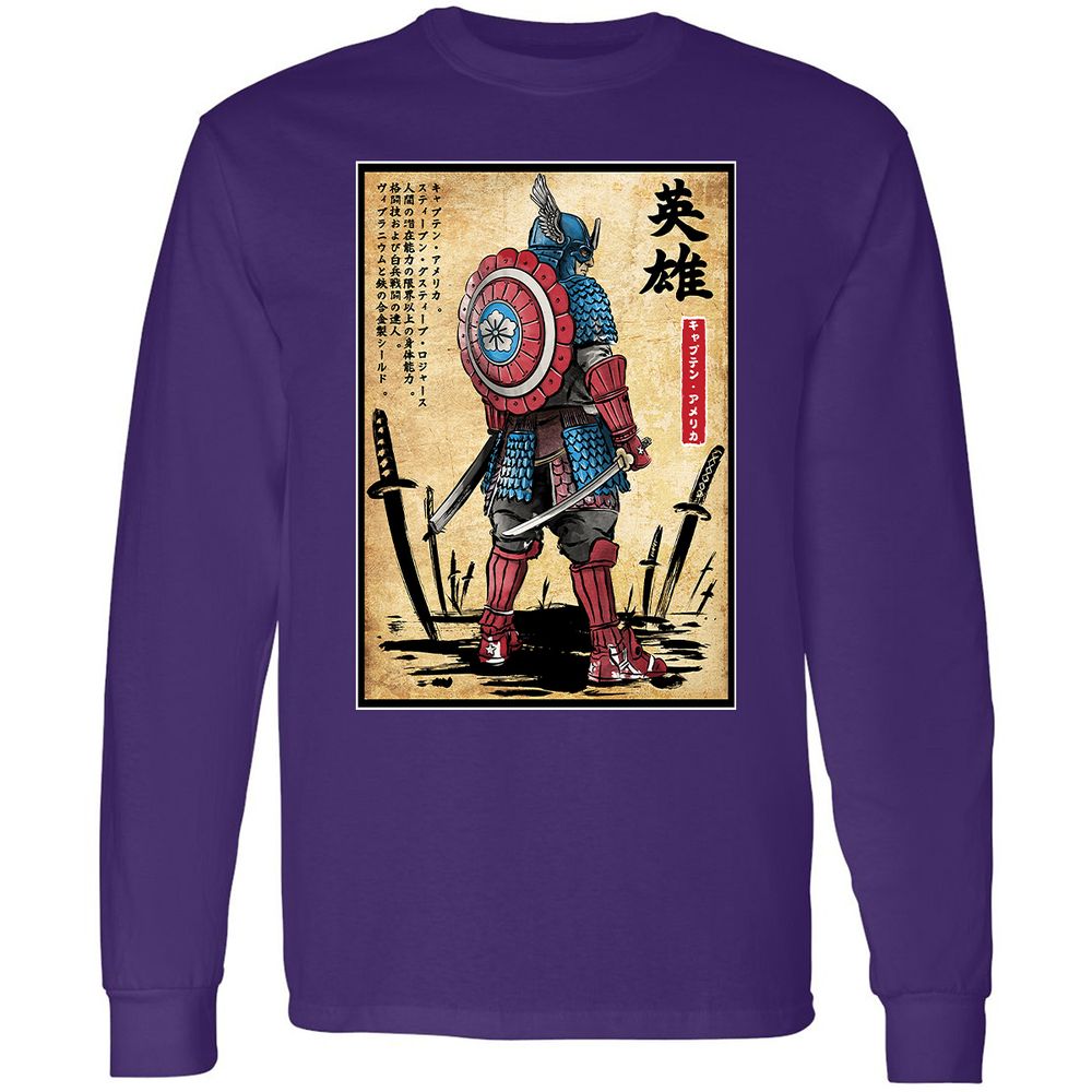 Long Sleeve T-Shirt - ZEN5APR8 - Purple - 13