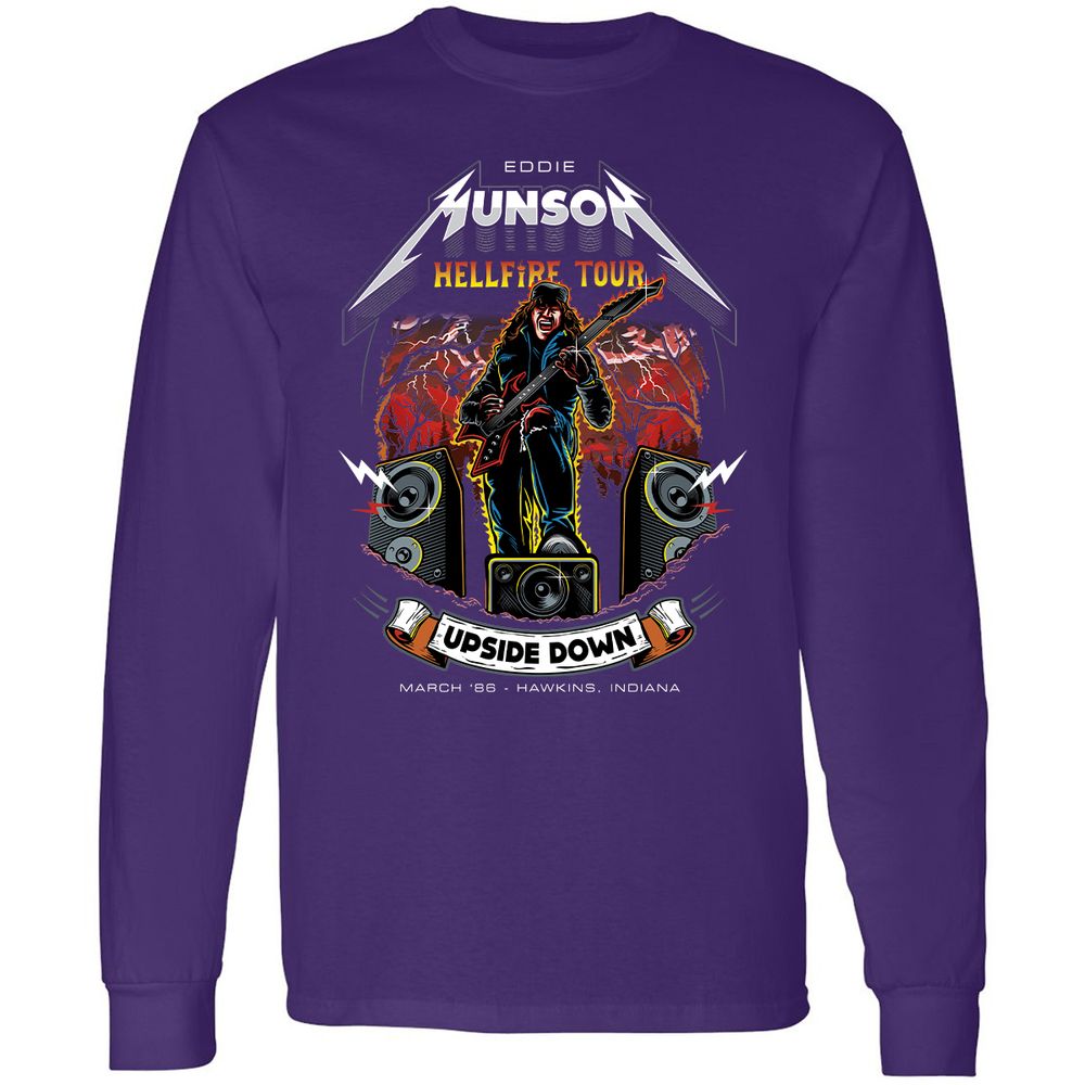 Long Sleeve T-Shirt - MVSTPU5Z - Purple - 13