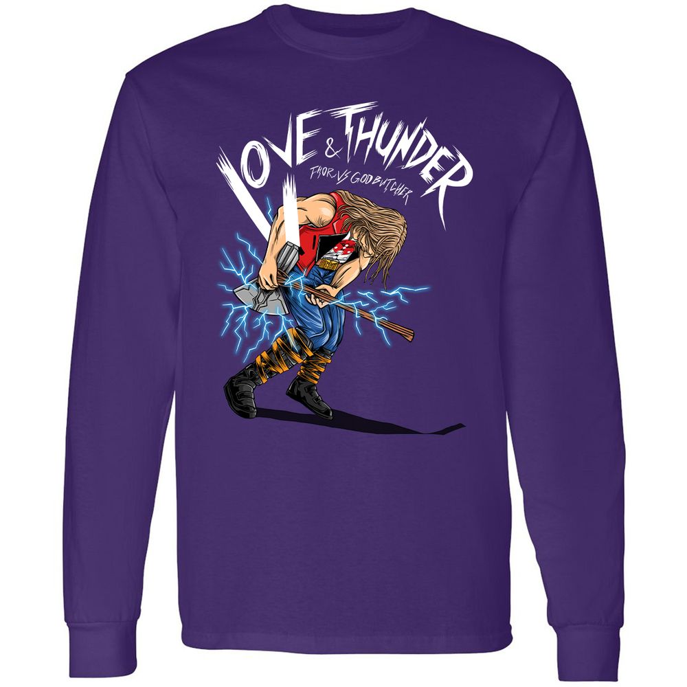 Long Sleeve T-Shirt - EPL7C2RC - Purple - 13