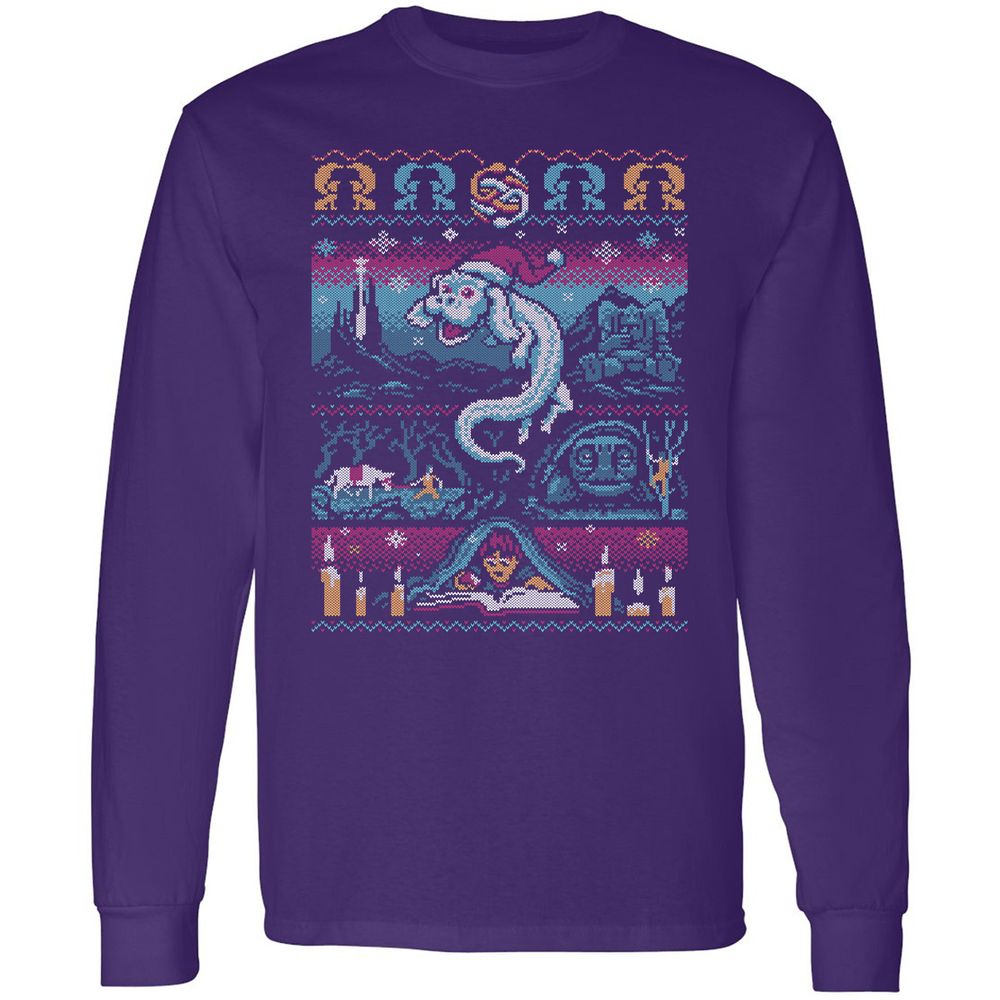 Long Sleeve T-Shirt - 2L1JP73Y - Purple - 13