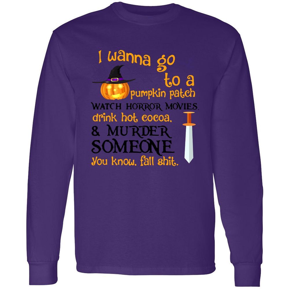 Long Sleeve T-Shirt - 6E9SEGP5 - Purple - 13