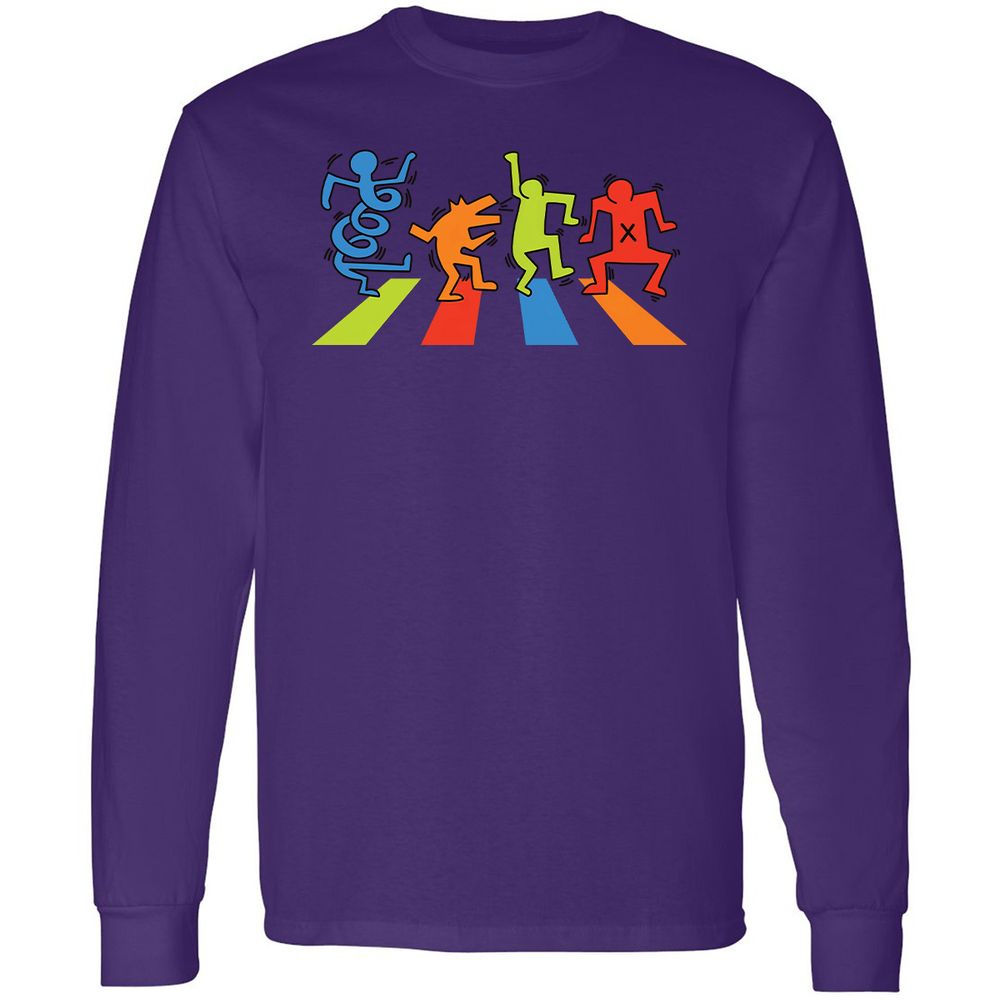 Long Sleeve T-Shirt - 8F98W92E - Purple - 13