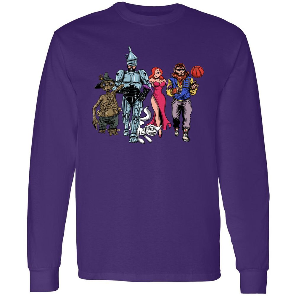 Long Sleeve T-Shirt - LCL7WSJA - Purple - 13