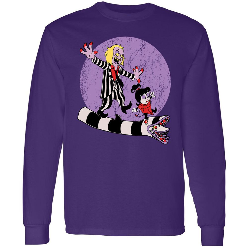Long Sleeve T-Shirt - NQ61YHGP - Purple - 13