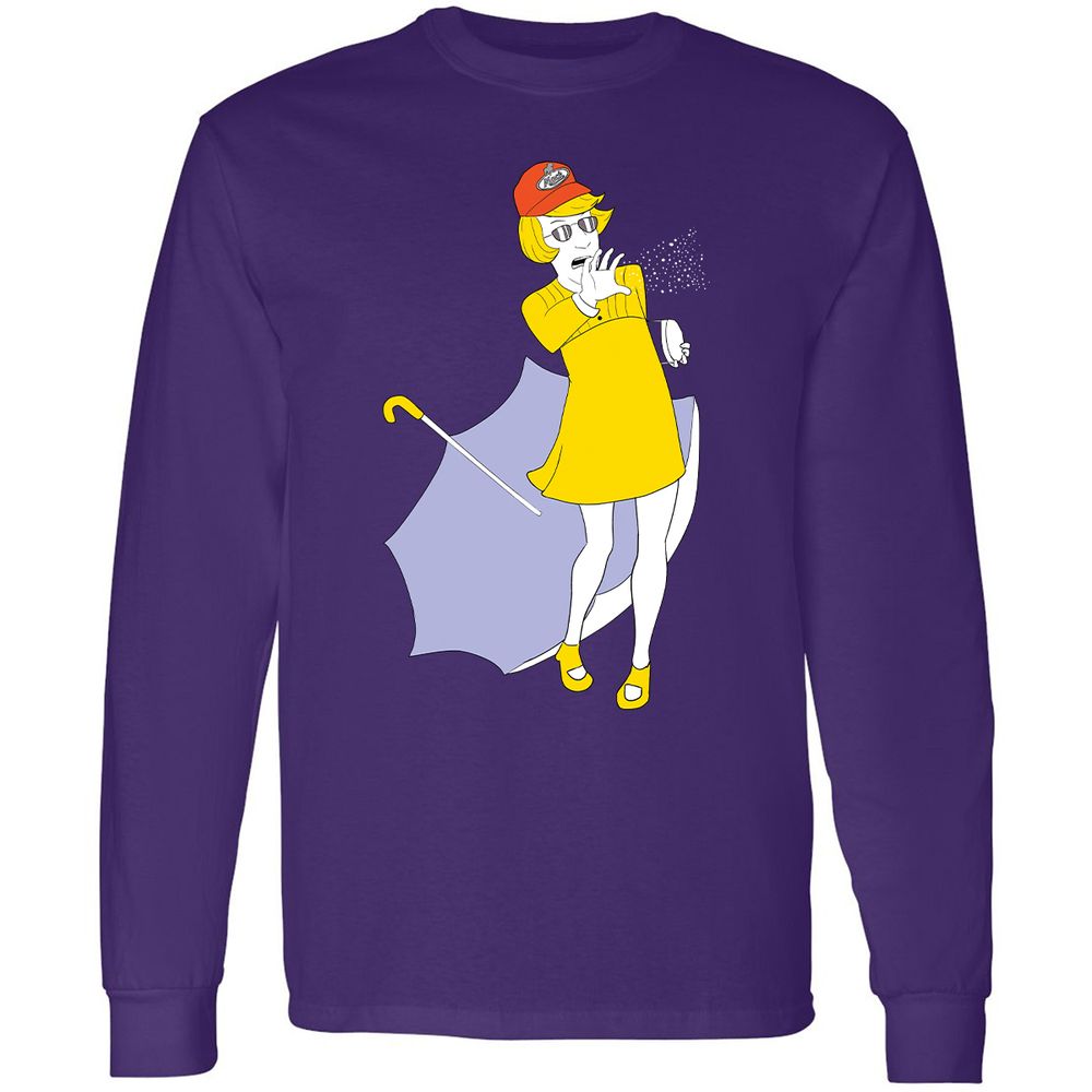 Long Sleeve T-Shirt - ZGWTB5MP - Purple - 13