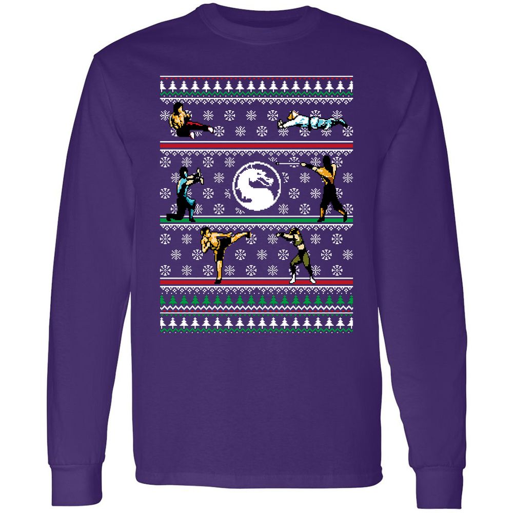 Long Sleeve T-Shirt - 8Y3LLHXJ - Purple - 13