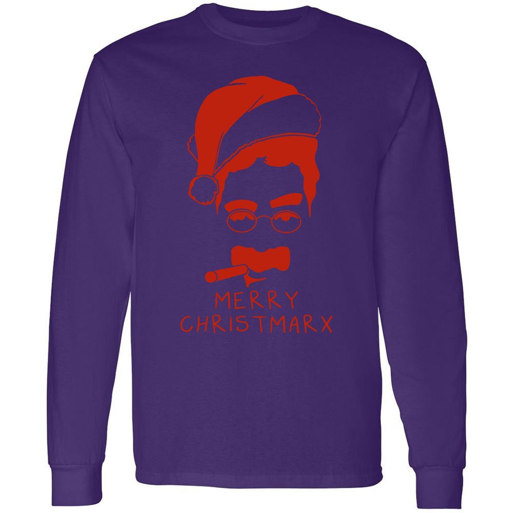 Long Sleeve T-Shirt - MGKNZ7JQ - Purple - 13