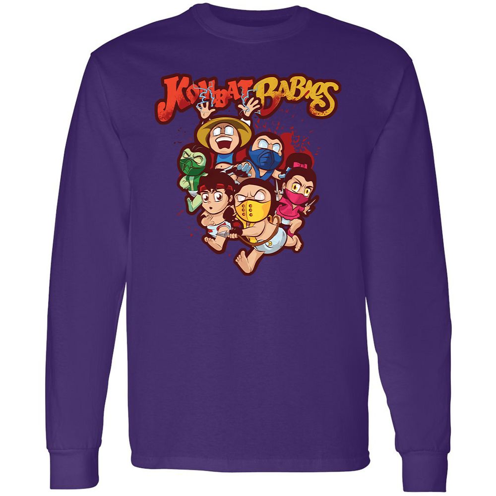 Long Sleeve T-Shirt - ZUKD9ZU6 - Purple - 13